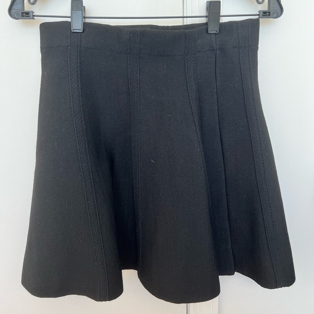 Zara Basics Thick Woven A-Line Skirt